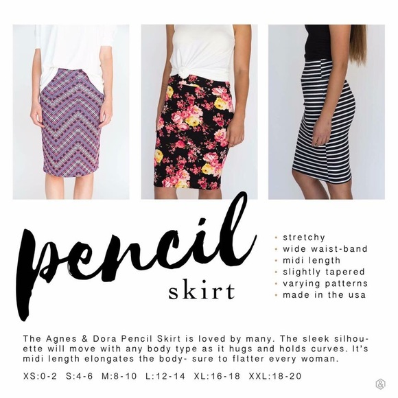 Agnes & Dora Pencil Skirt - Picture 2 of 4